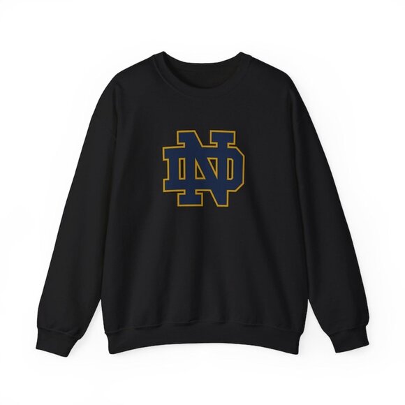 Notre Dame Fighting Irish Crewneck Sweatshirt, Logo Notre Dame Men Women Shirt - Picture 1 of 2